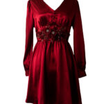 Asymmetrical Day to Night Dress (Red)