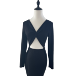Little Black Cut out Dress