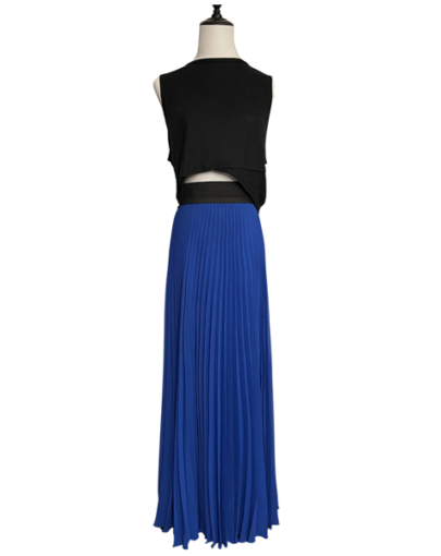 Pleated Long Skirt