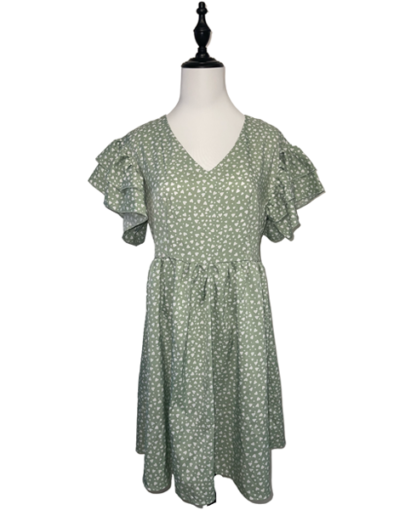 Cute Summer Ruffle Dress