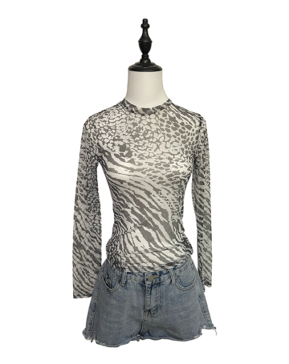Sheer Mesh Top
