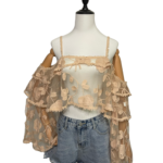 Unique Mesh Crop Top